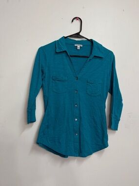 Express babydoll button up blouse layering blouse swan preppy half sleeve